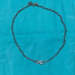 Tiffany and Co infinity chain necklace